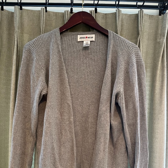 Light grey 100% cotton cardigan - Picture 1 of 1